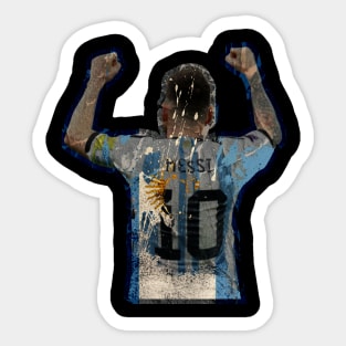 Leo messi 10 argentina Sticker